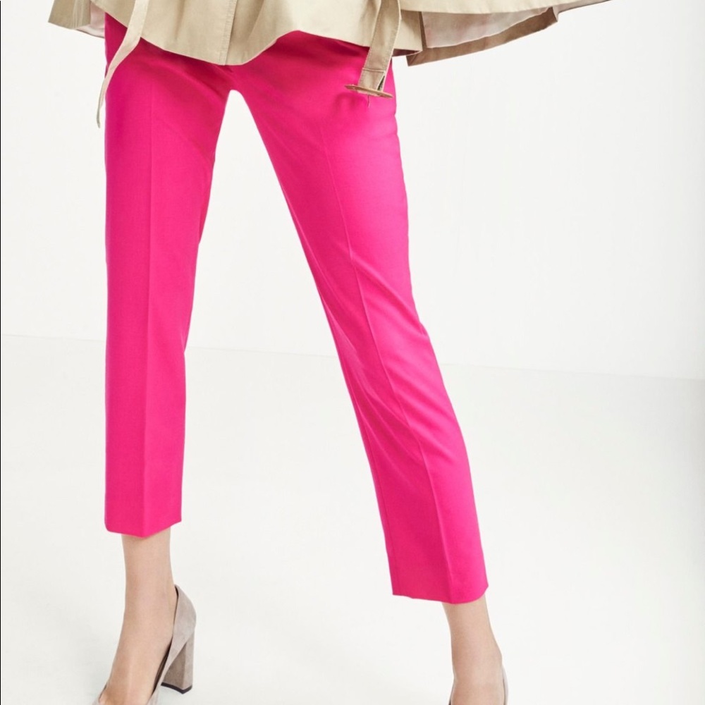 Banana Republic Avery beautiful bright pink pants